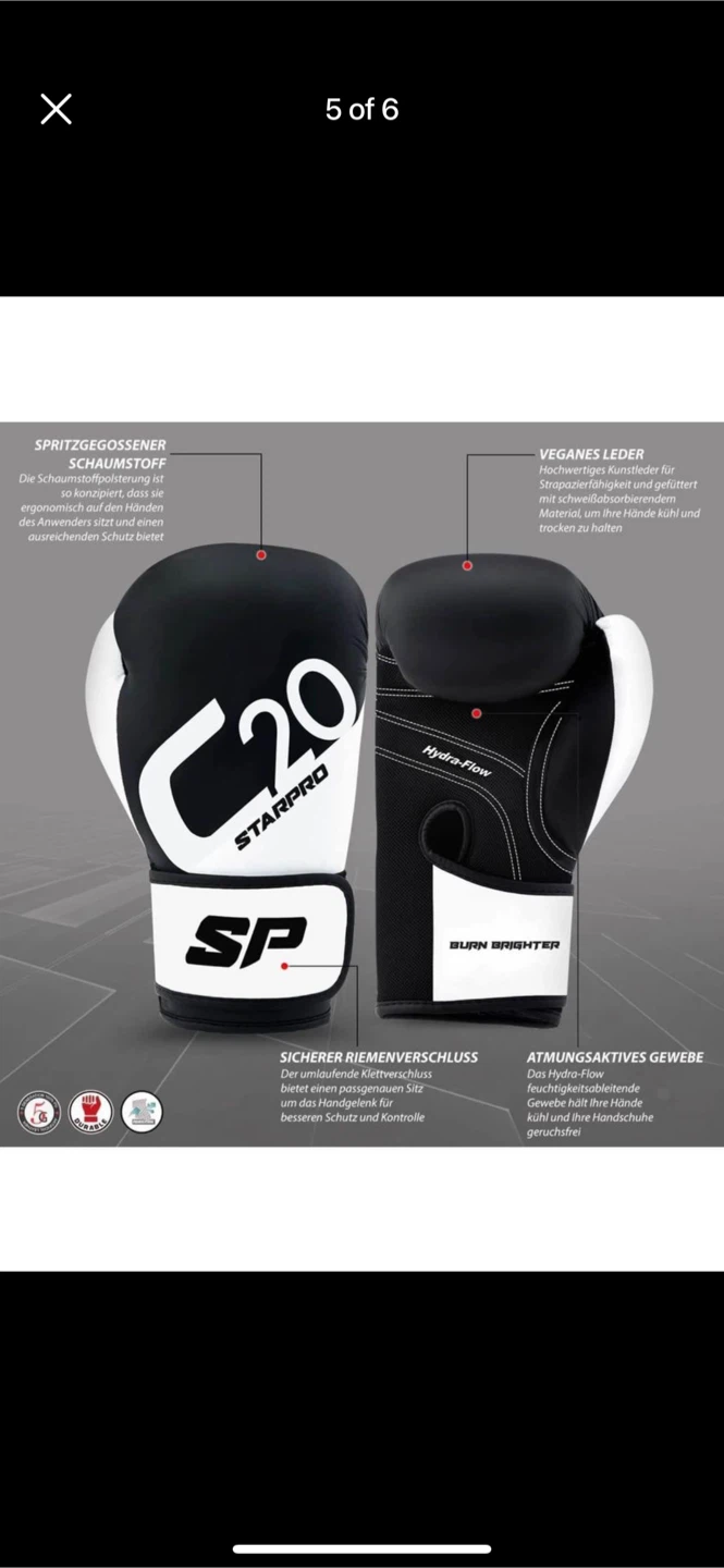 Starpro C20 Boxing Gloves, brand new - photo 5