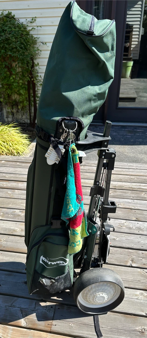 Women’s Golf clubs and cart - photo 3