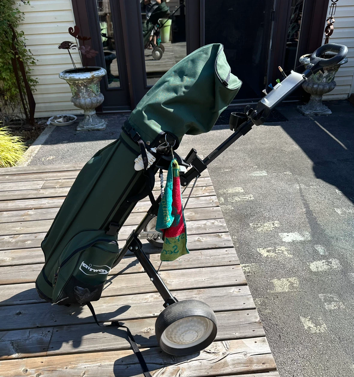 Women’s Golf clubs and cart - photo 4