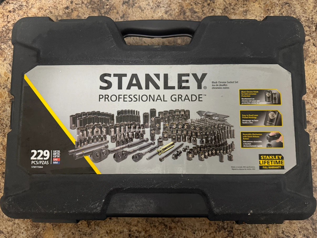 Stanley Professional Grade 229-Piece Socket Set