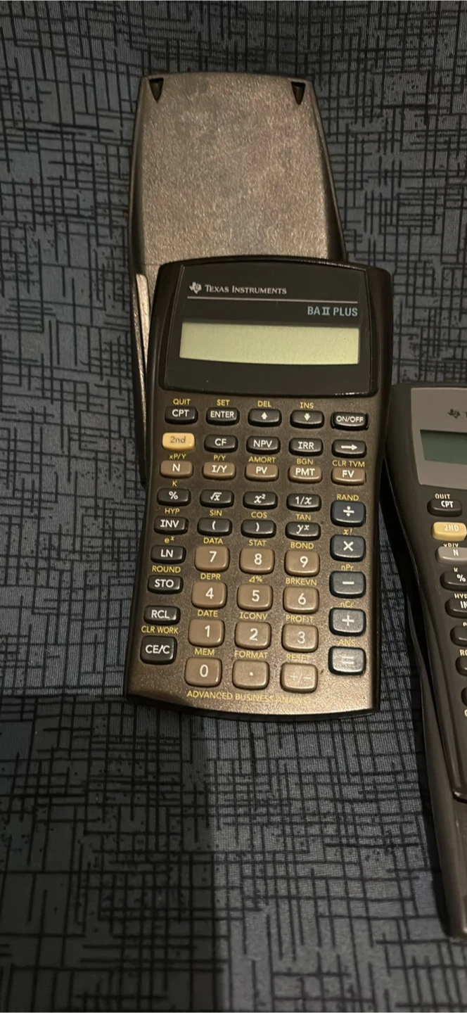 Two Texas Instruments BA II Plus Financial Calculators - photo 3