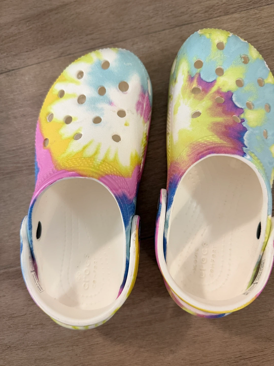 Crocs Tie-Dye Clogs Kids Size C13