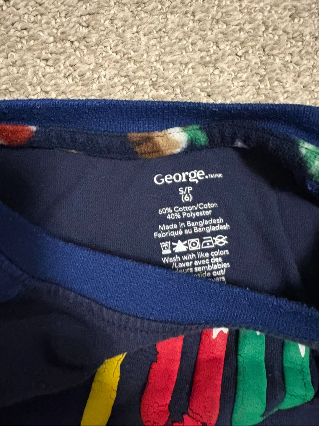 George Kids Christmas Pyjama Set - photo 2