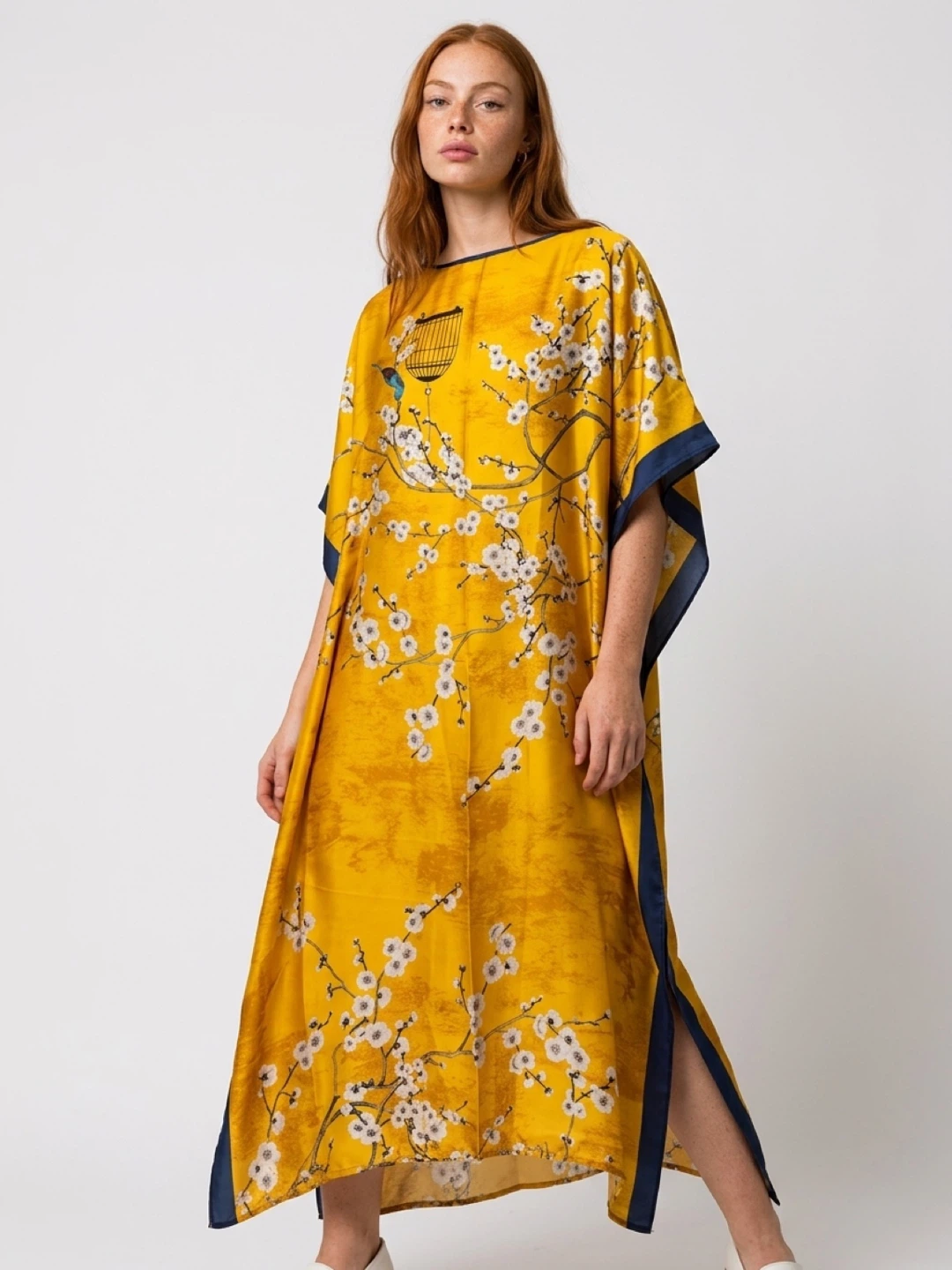 Yellow floral dress - photo 3