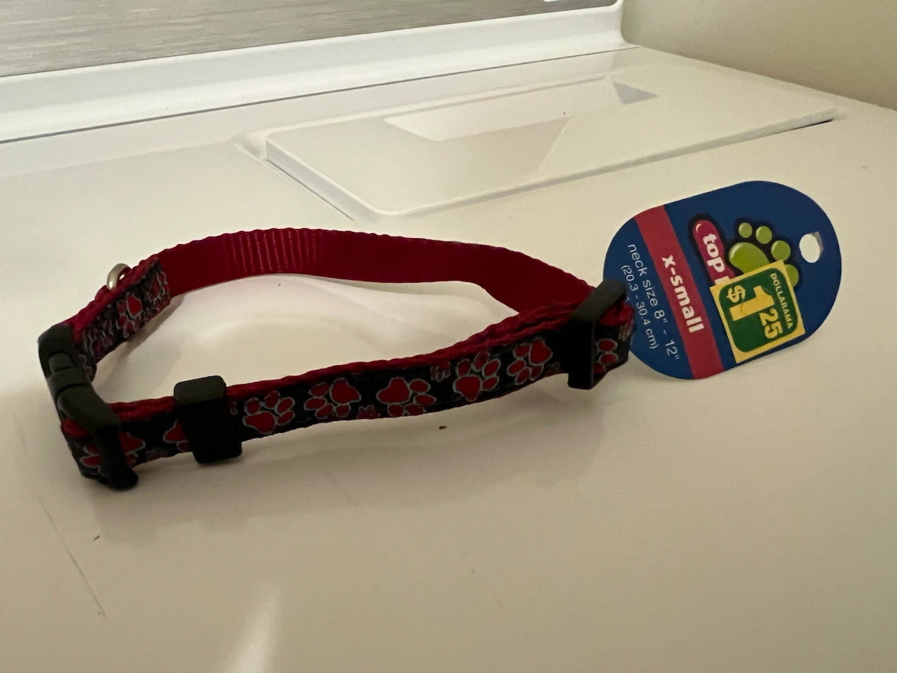 2 Pieces Top Paw X-Small Adjustable Pet Collar