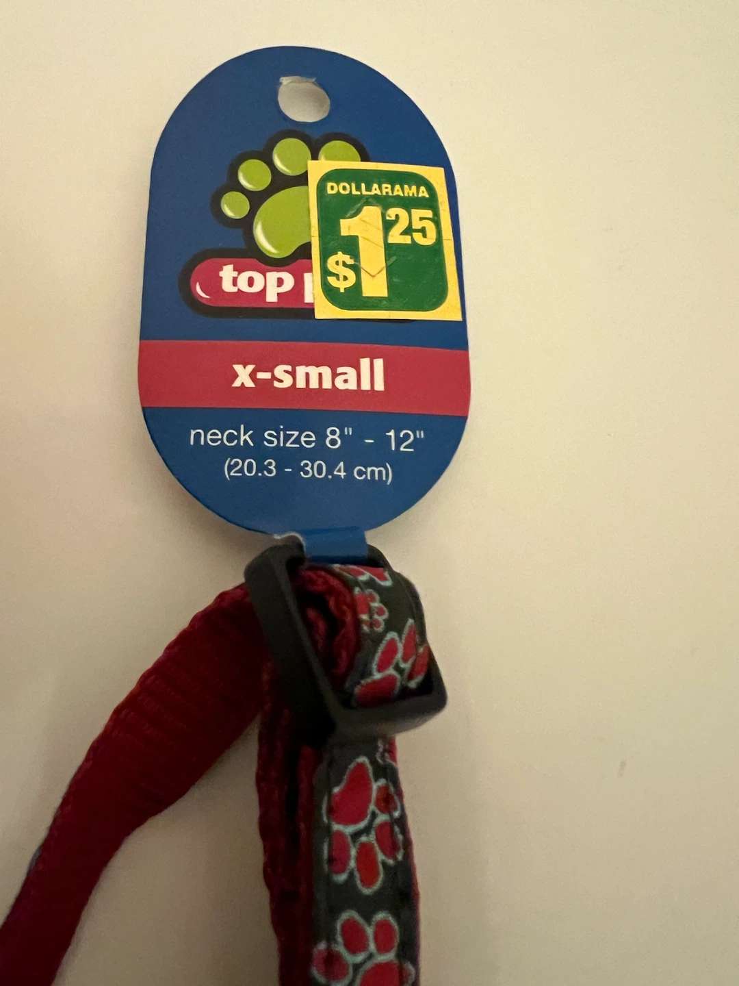 2 Pieces Top Paw X-Small Adjustable Pet Collar - photo 2