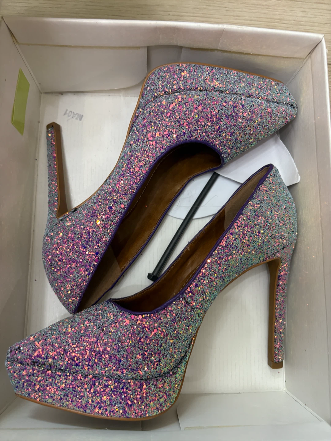 L'Intervalle Bellea Multi Glitter Heels