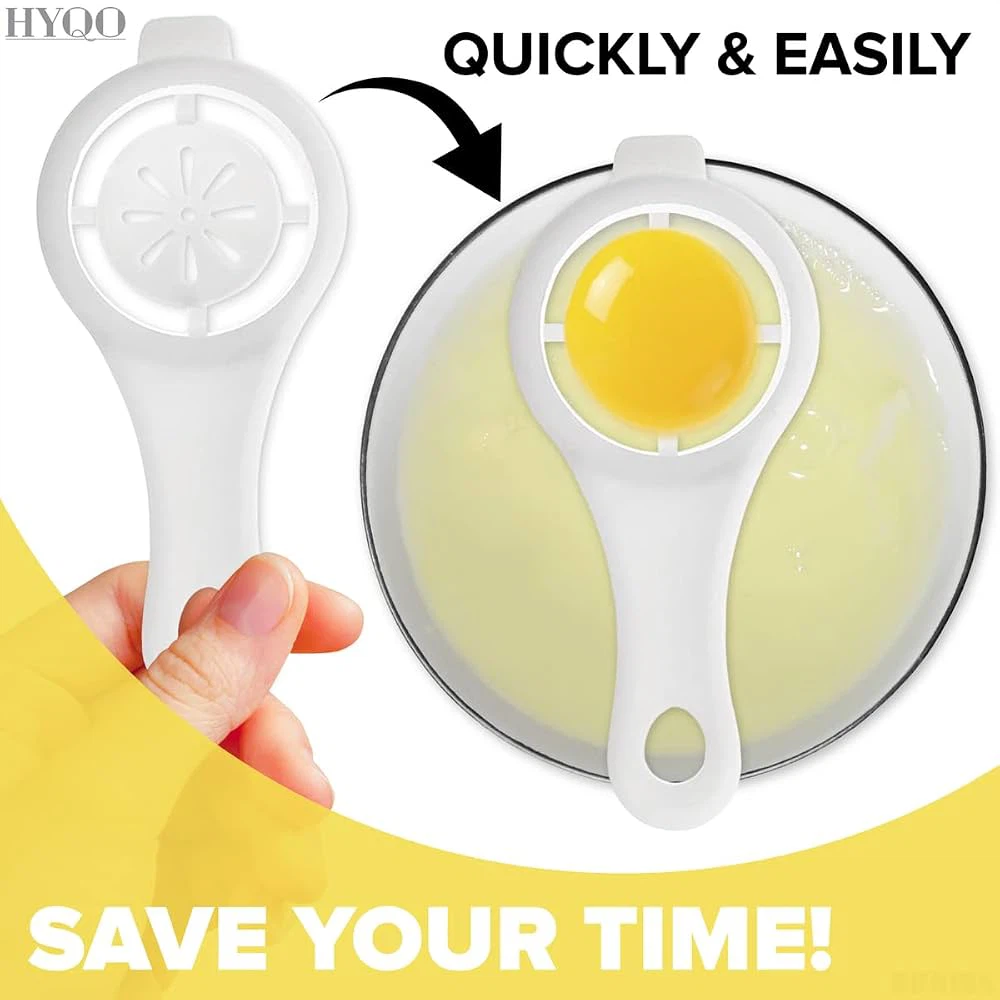 White Plastic Egg Yolk Separator