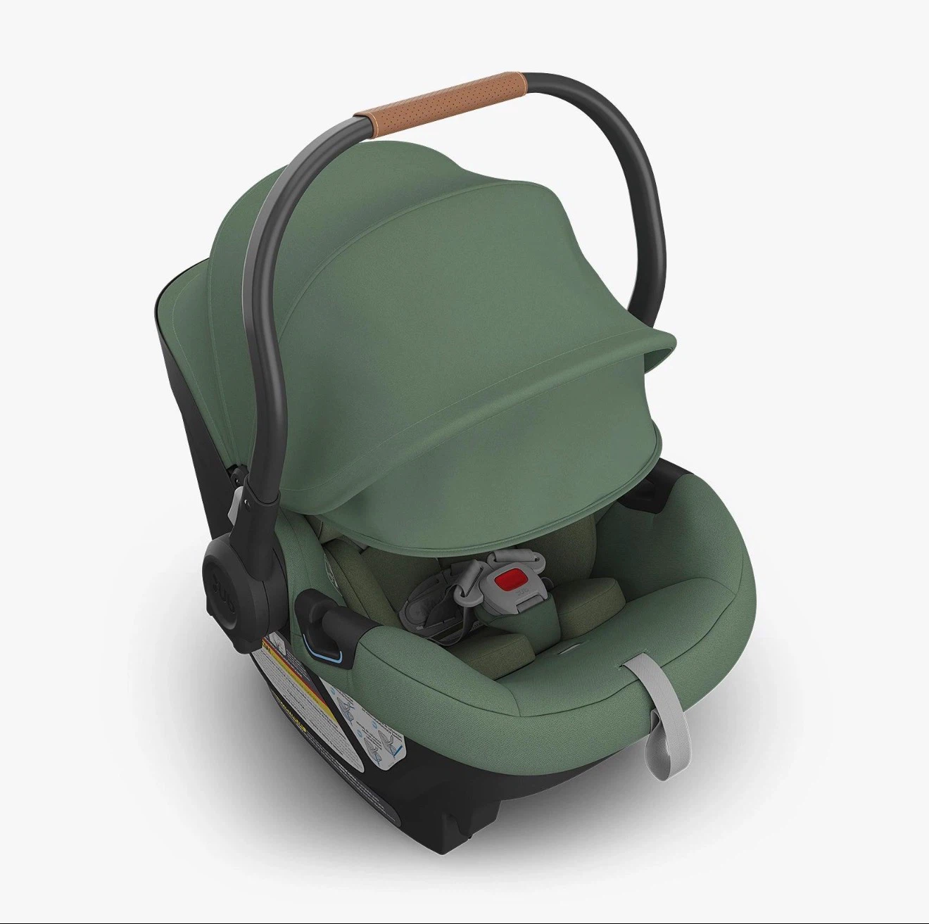 UPPAbaby Aria Infant Car Seat + Base –Green Excellent Condition