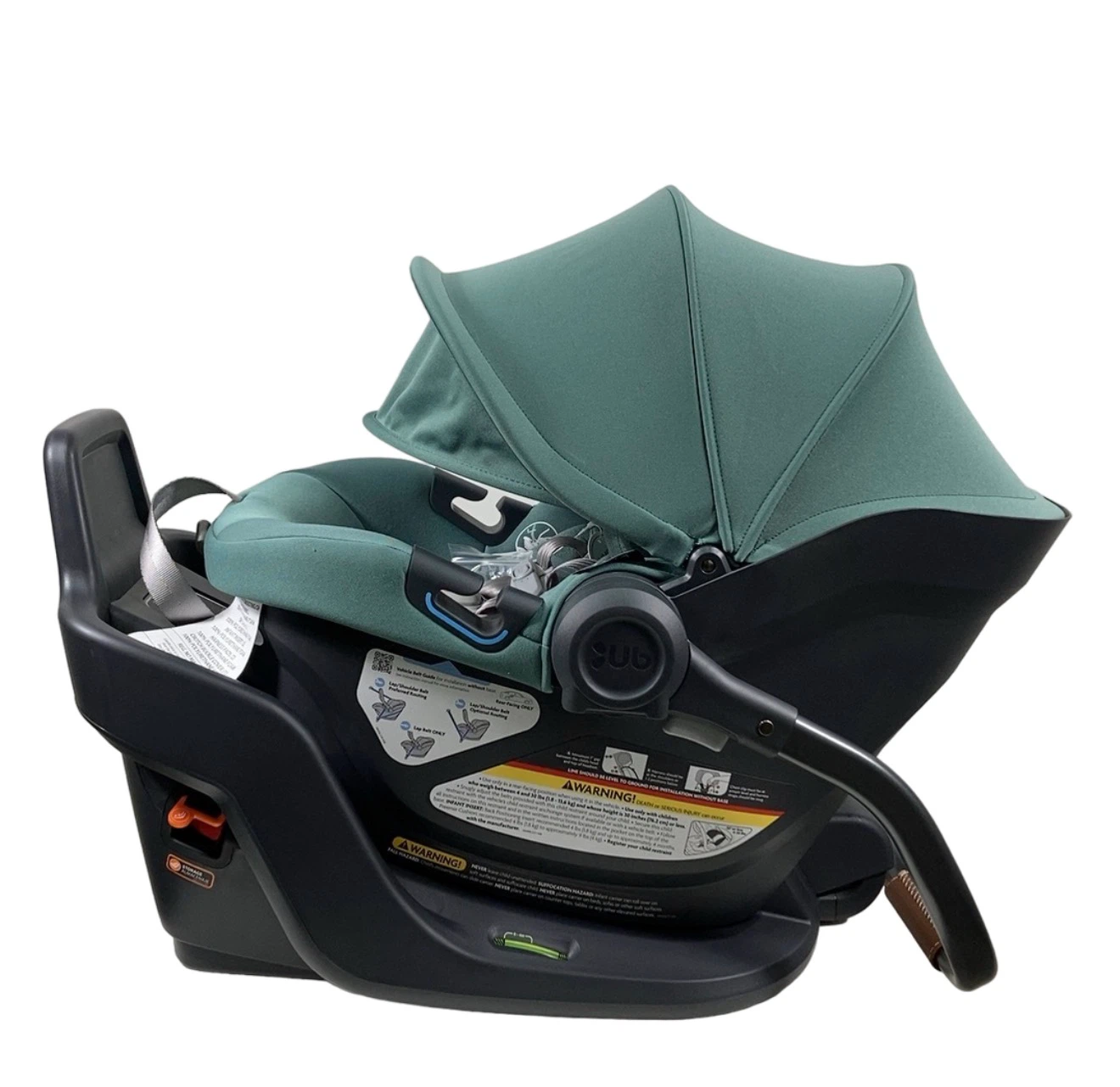 UPPAbaby Aria Infant Car Seat + Base –Green Excellent Condition - photo 2