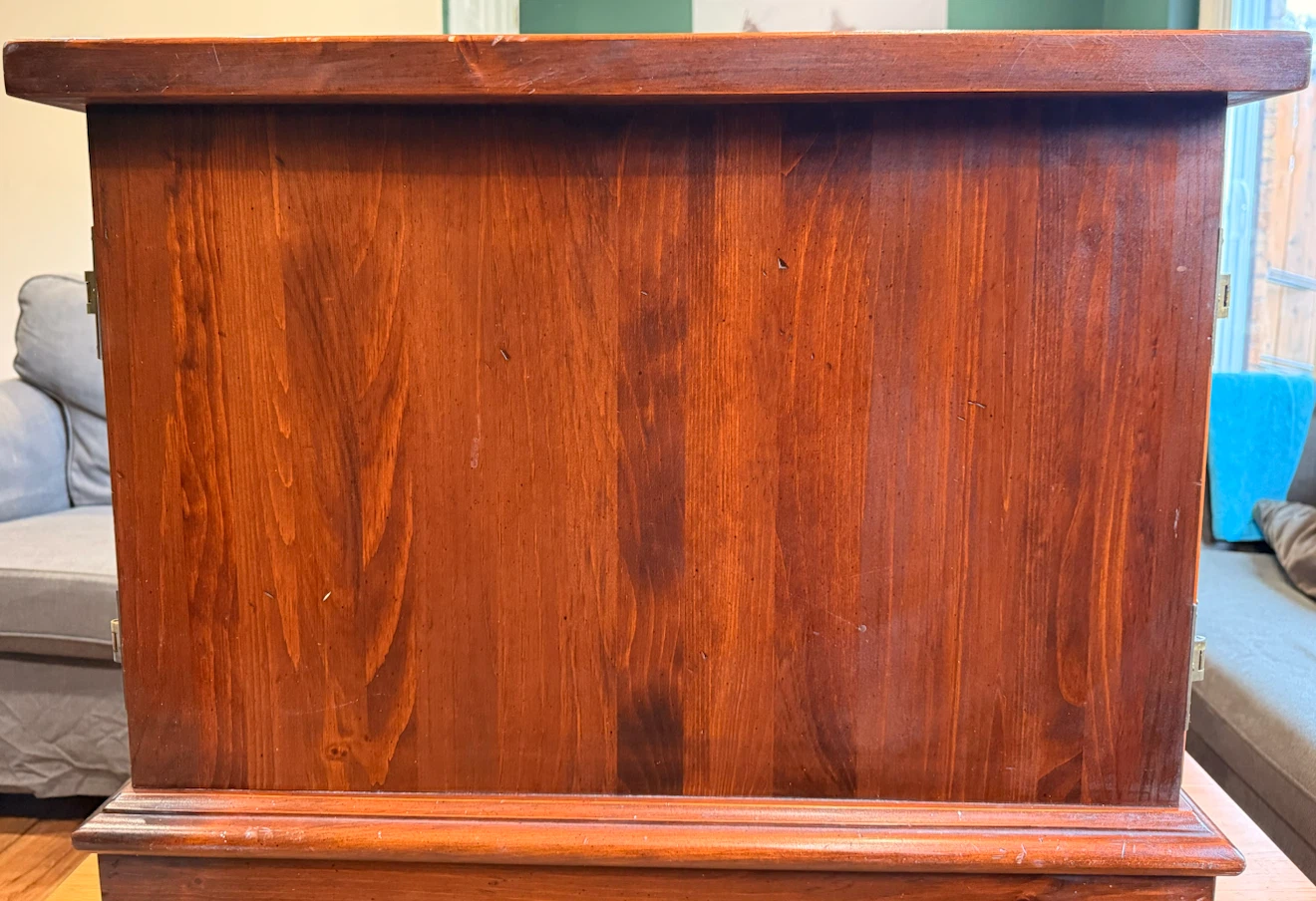 Vintage Wooden Tabletop Cabinet - photo 4