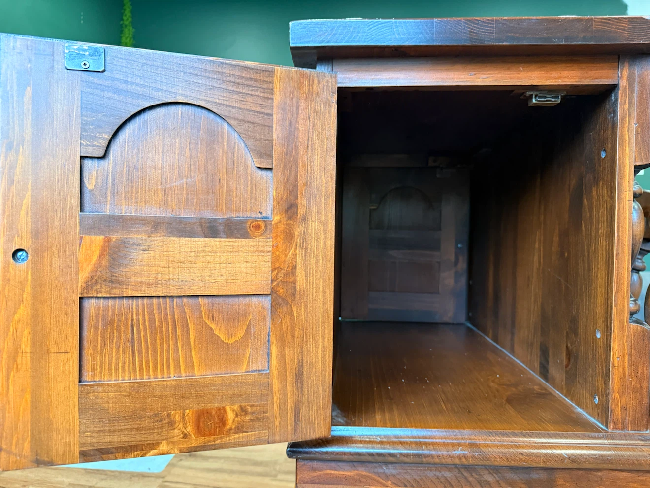 Vintage Wooden Tabletop Cabinet - photo 5