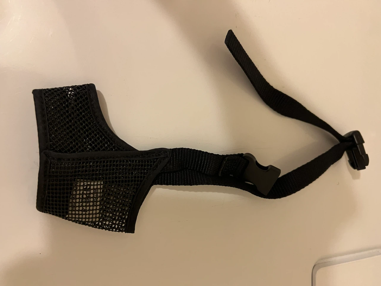 Black Mesh Dog Muzzle Size 4