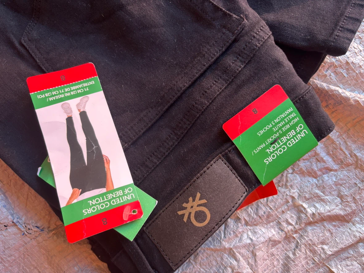 United Colors of Benetton High Rise 5-Pocket Pants - Size 8 - photo 2
