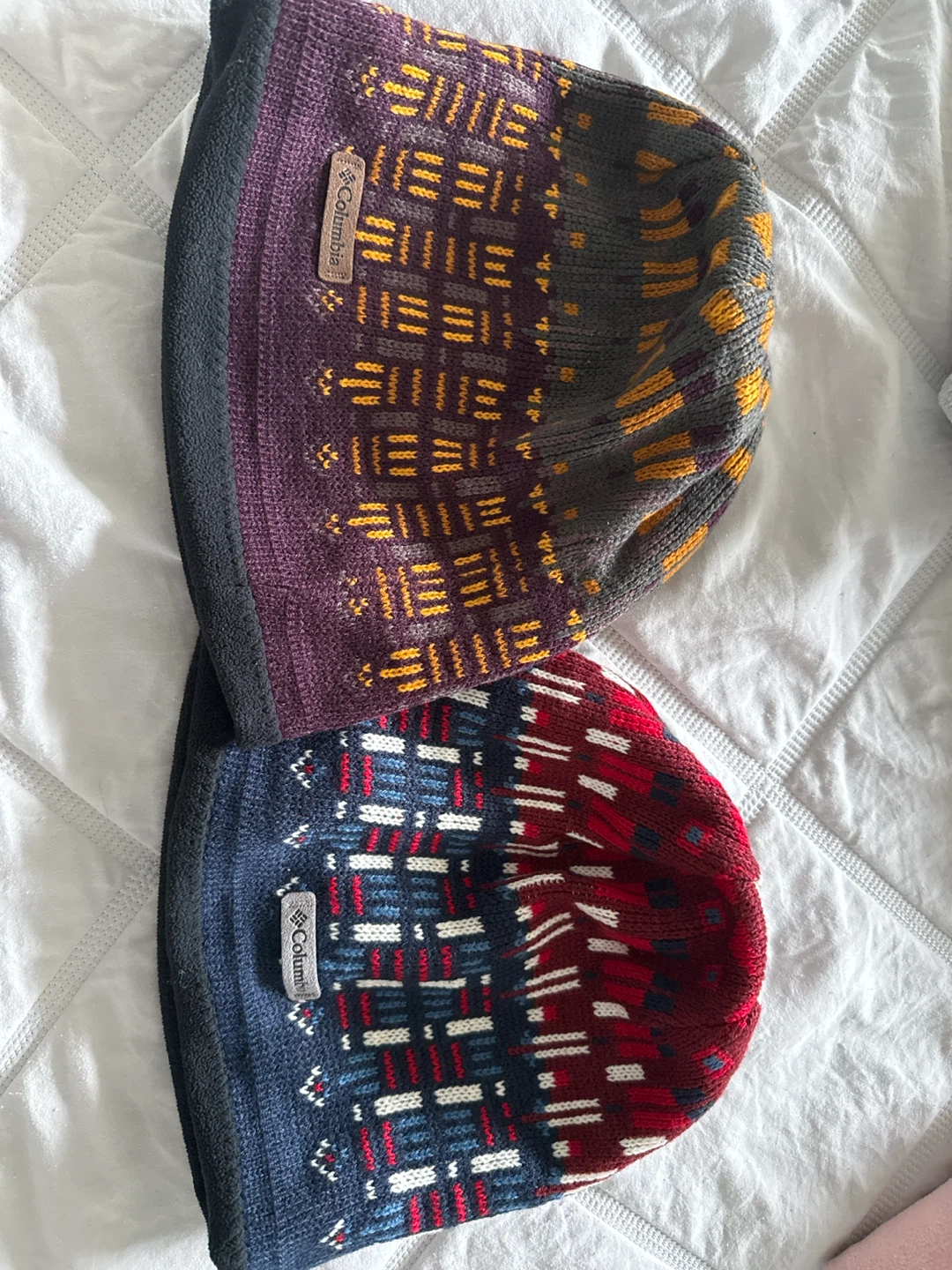 2 Columbia Beanies
