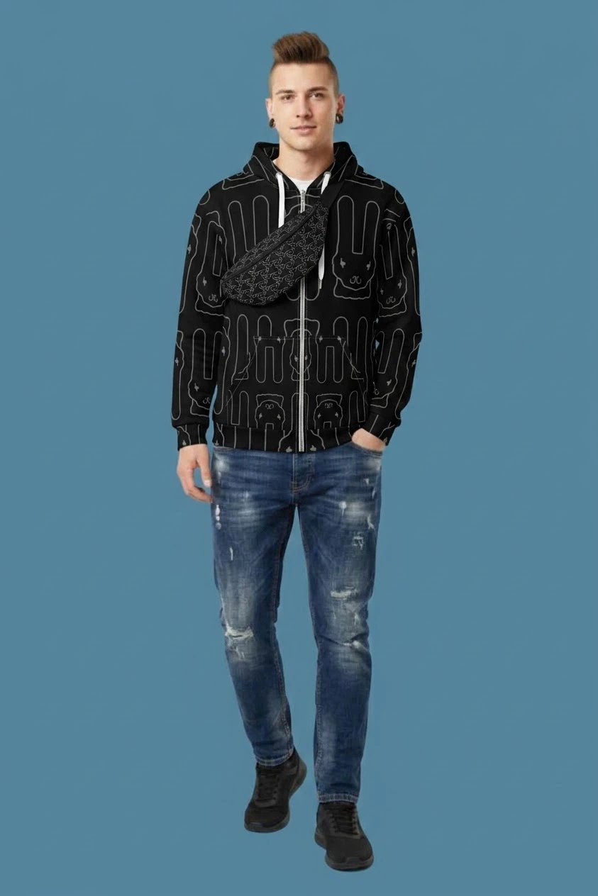 Mkicrattzzi Scuvgurt Unisex Bunny Hoodie - photo 2