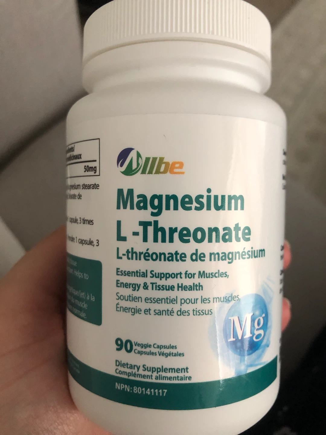 Magnesium L-Threonate 50mg Capsules