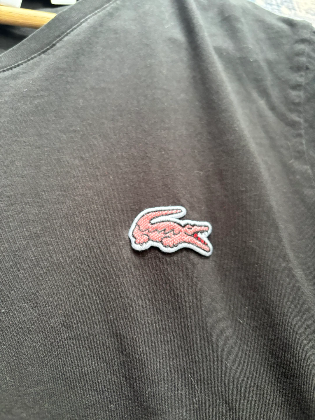 Lacoste Black V-Neck T-Shirt - photo 2
