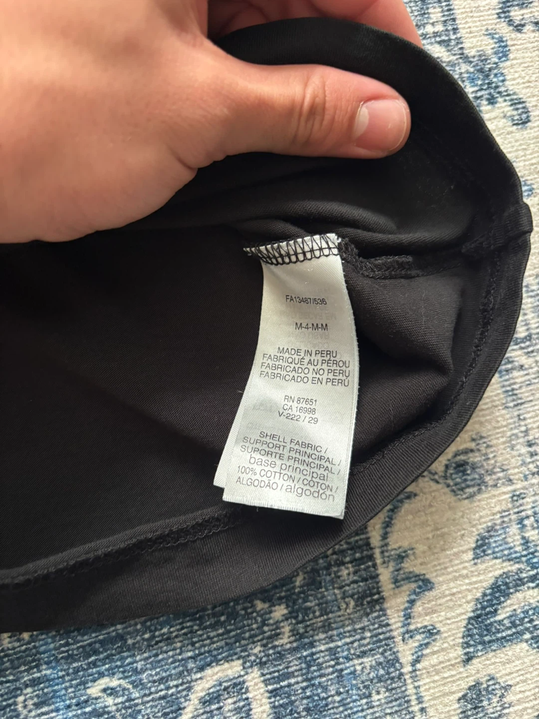 Lacoste Black V-Neck T-Shirt - photo 4