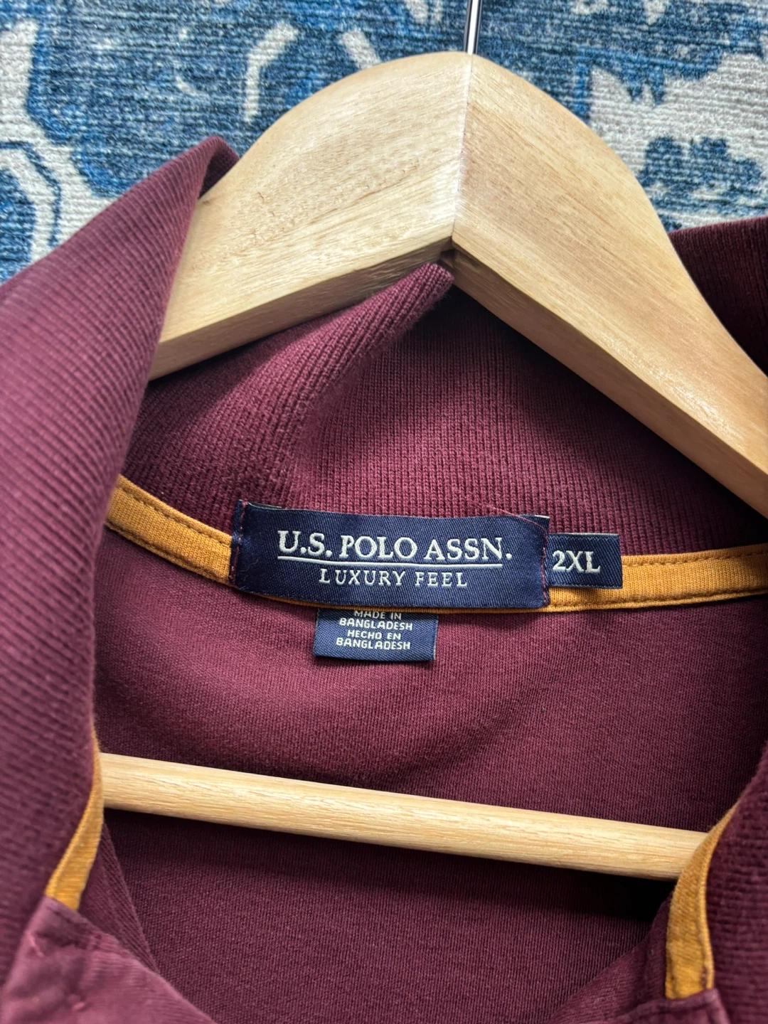 U.S. Polo Assn. Polo Shirt Burgundy 2XL - photo 4