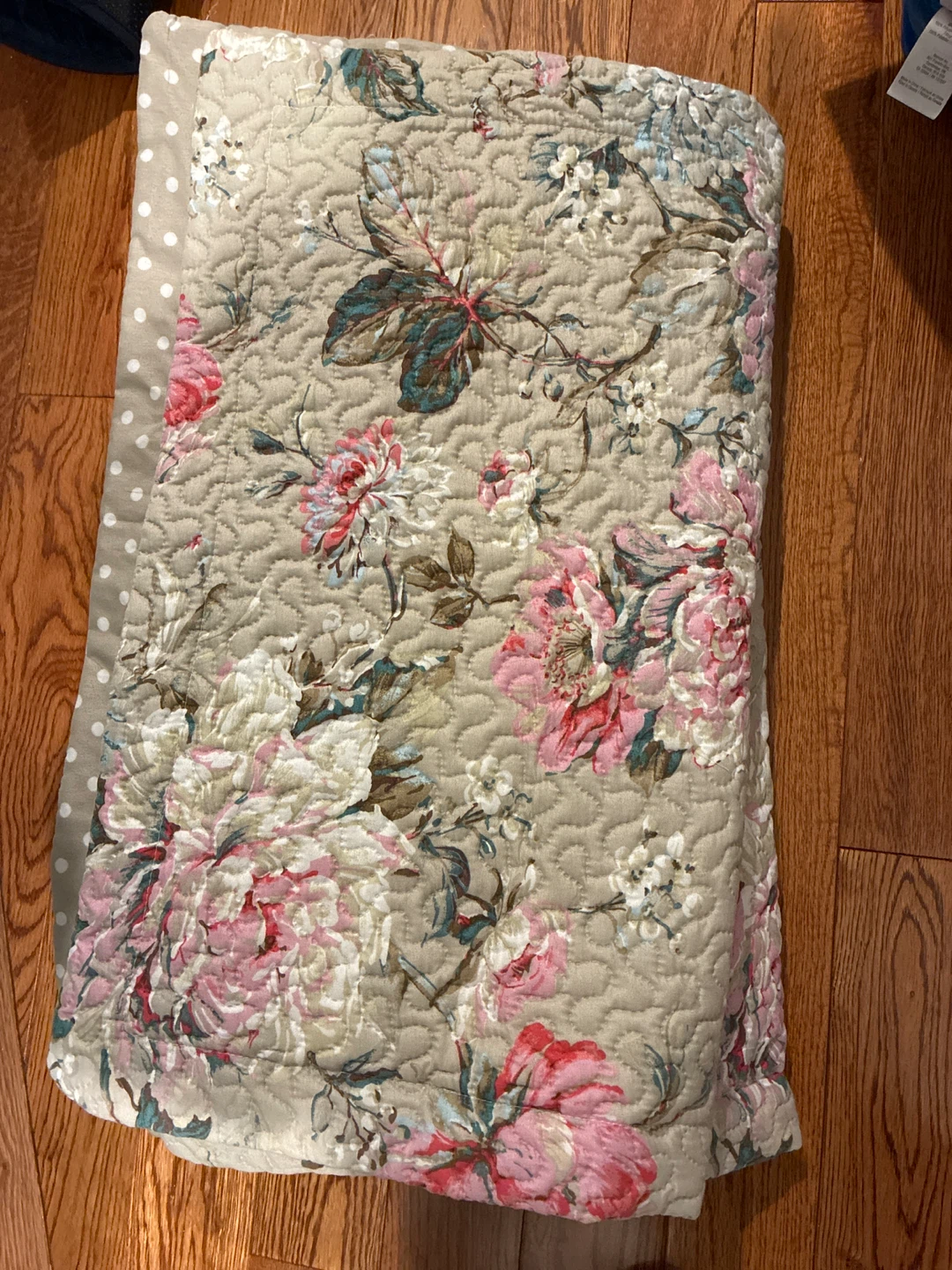 Floral Quilted bed cover