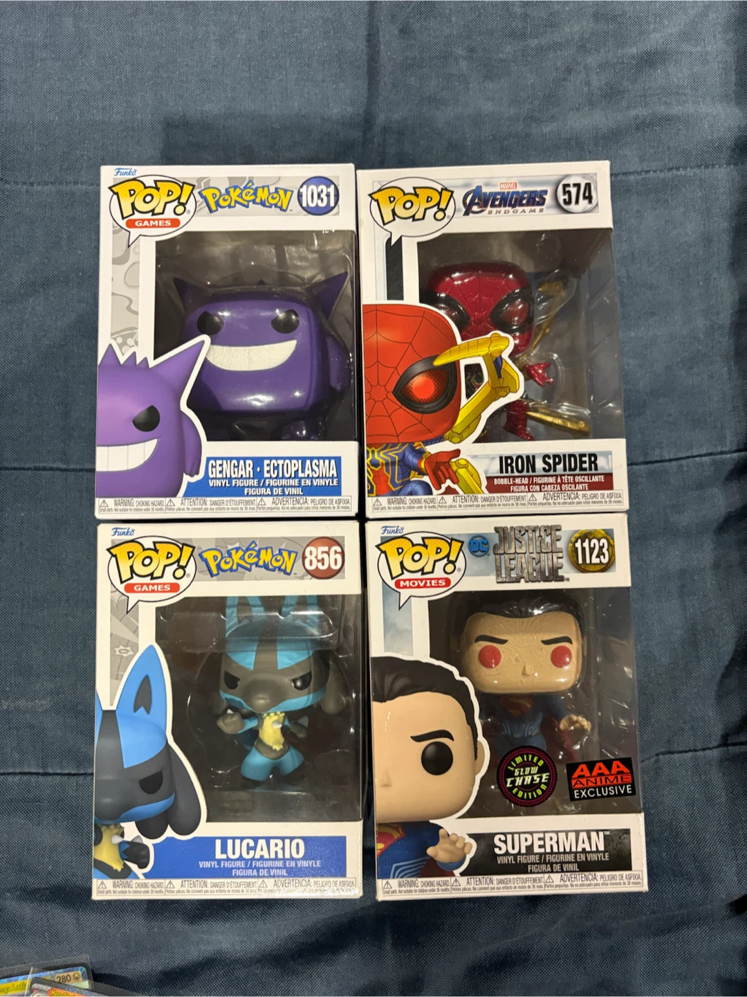 Lot of 4 Funko Pop Figures