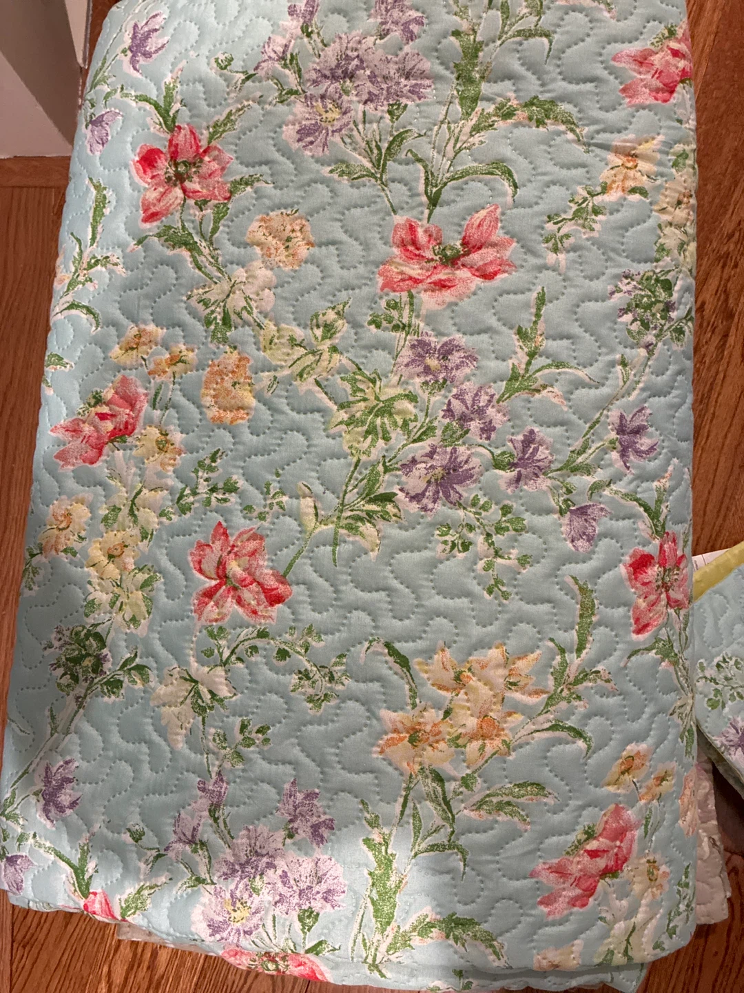 Floral Quilted Bed cover