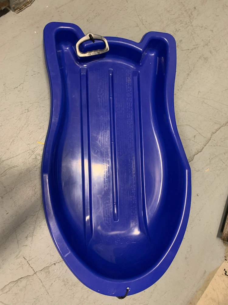 Plastics sled