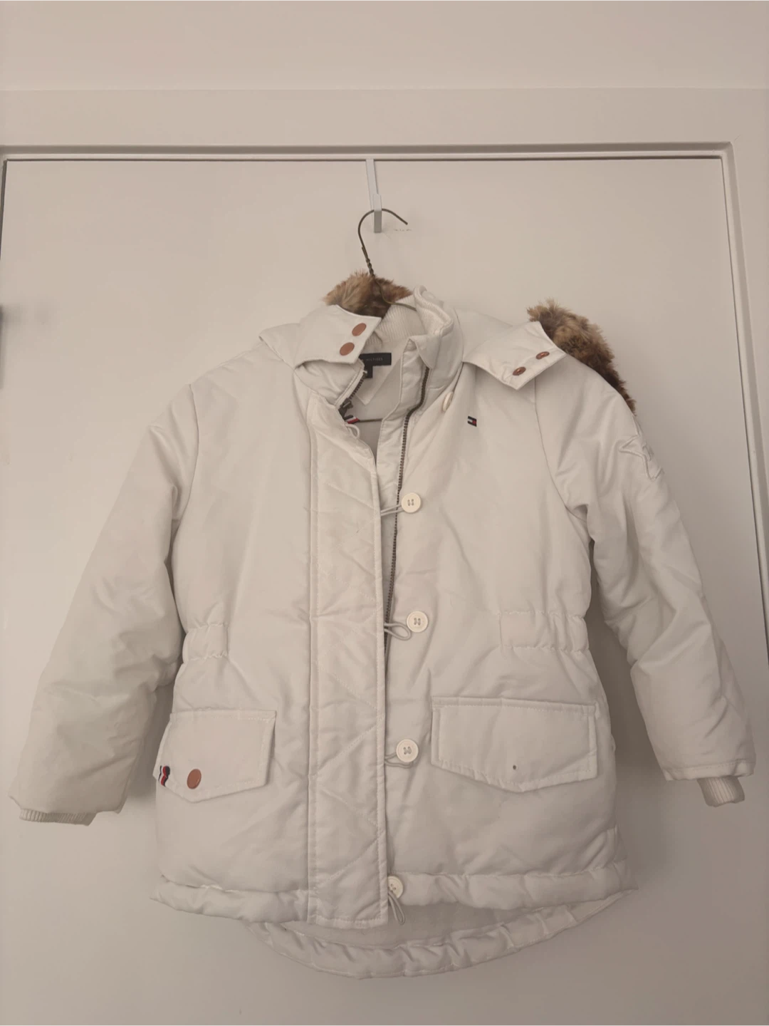 Tommy Hilfiger White Winter Jacket