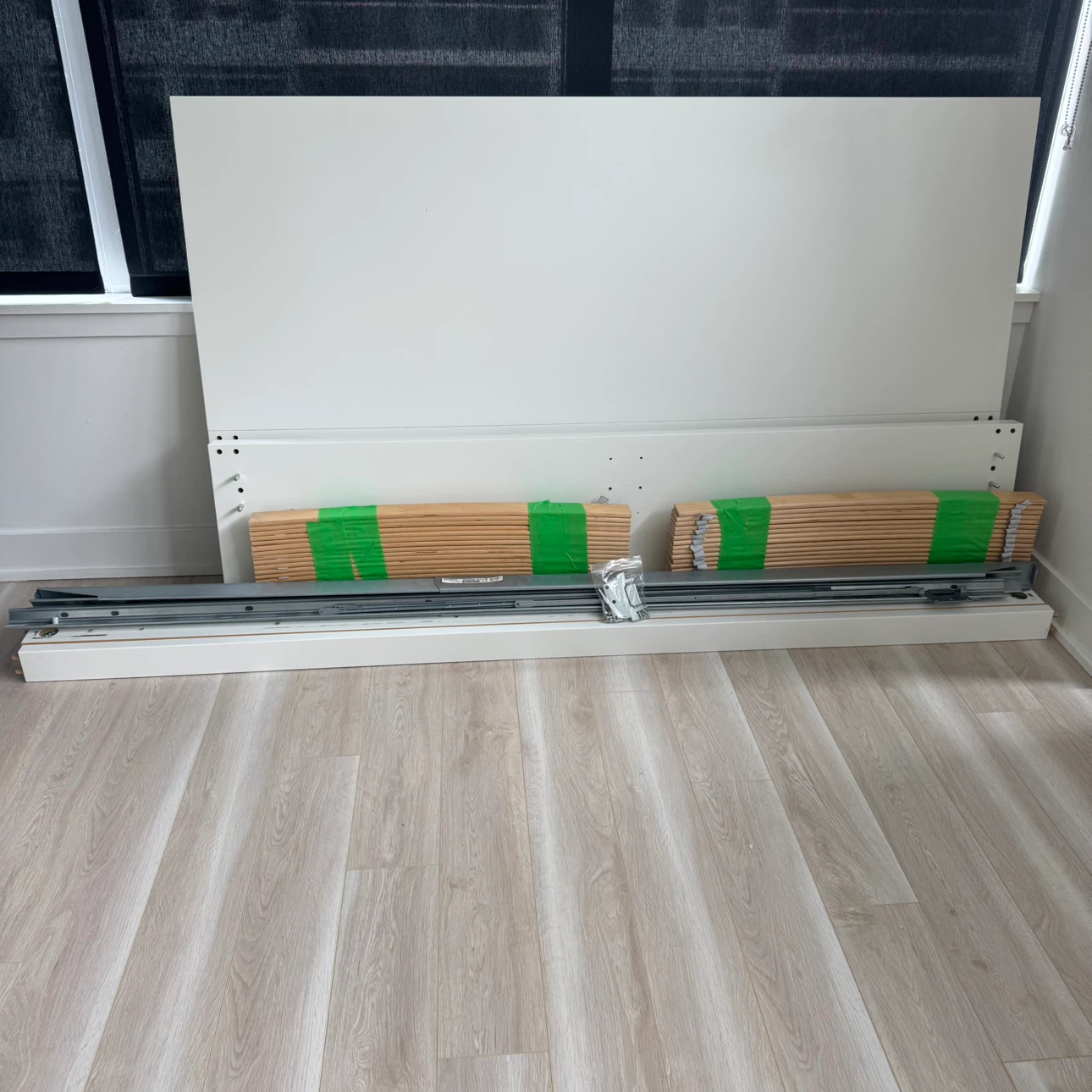 ikea malm white bed frame queen - photo 2