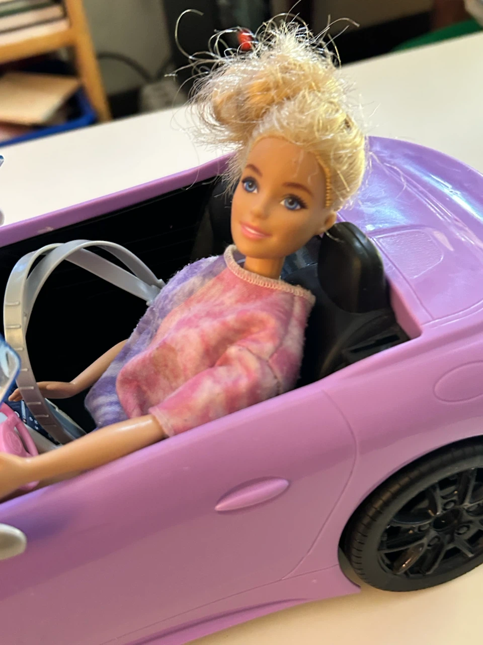 Barbie Purple Convertible Car with Doll - photo 2