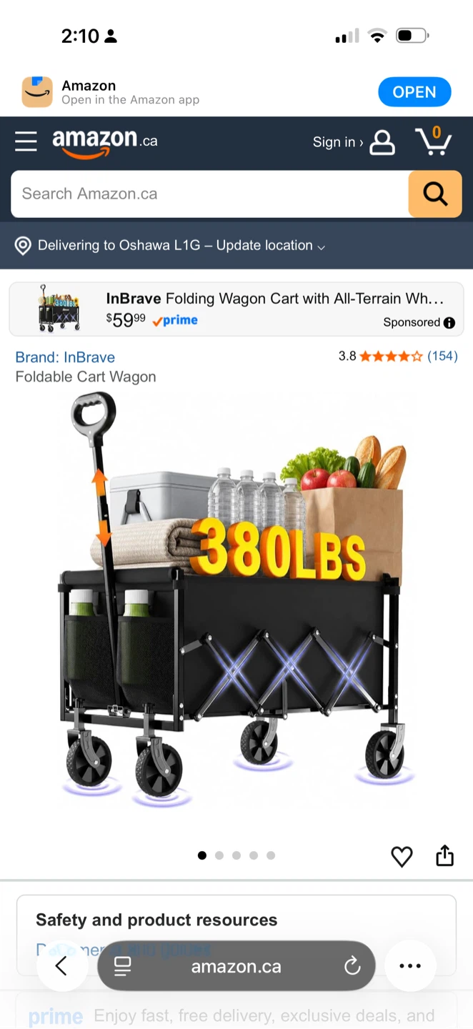 InBrave Foldable Cart Wagon - photo 2
