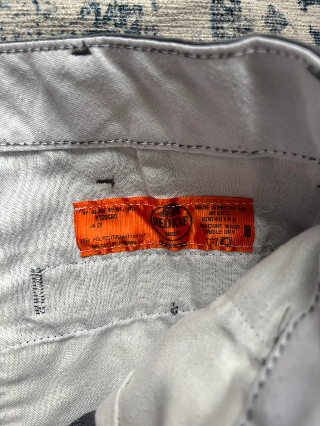 Red Kap Work Pants Grey Size 42 - photo 2