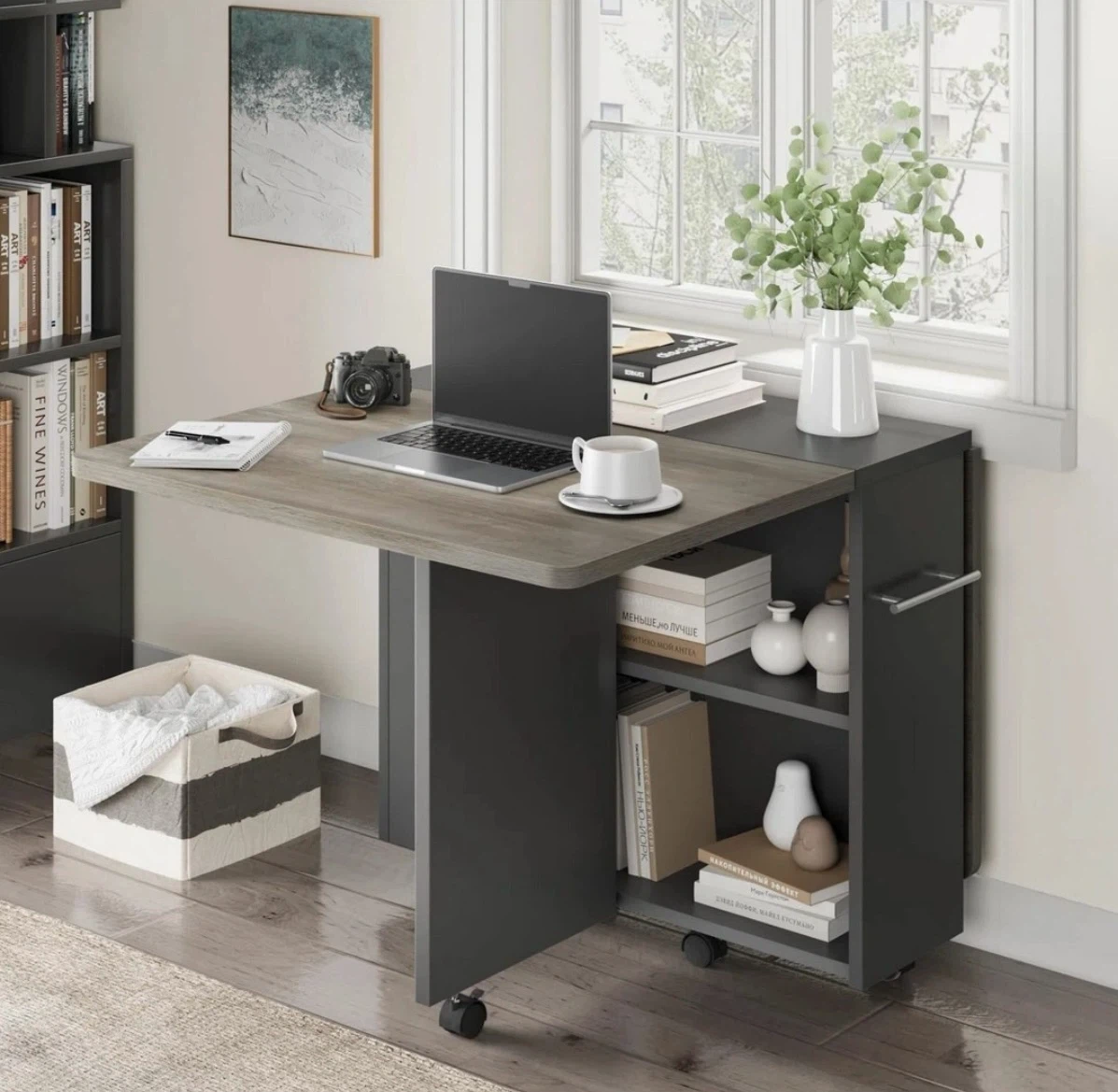Folding Table with Storage - photo 3
