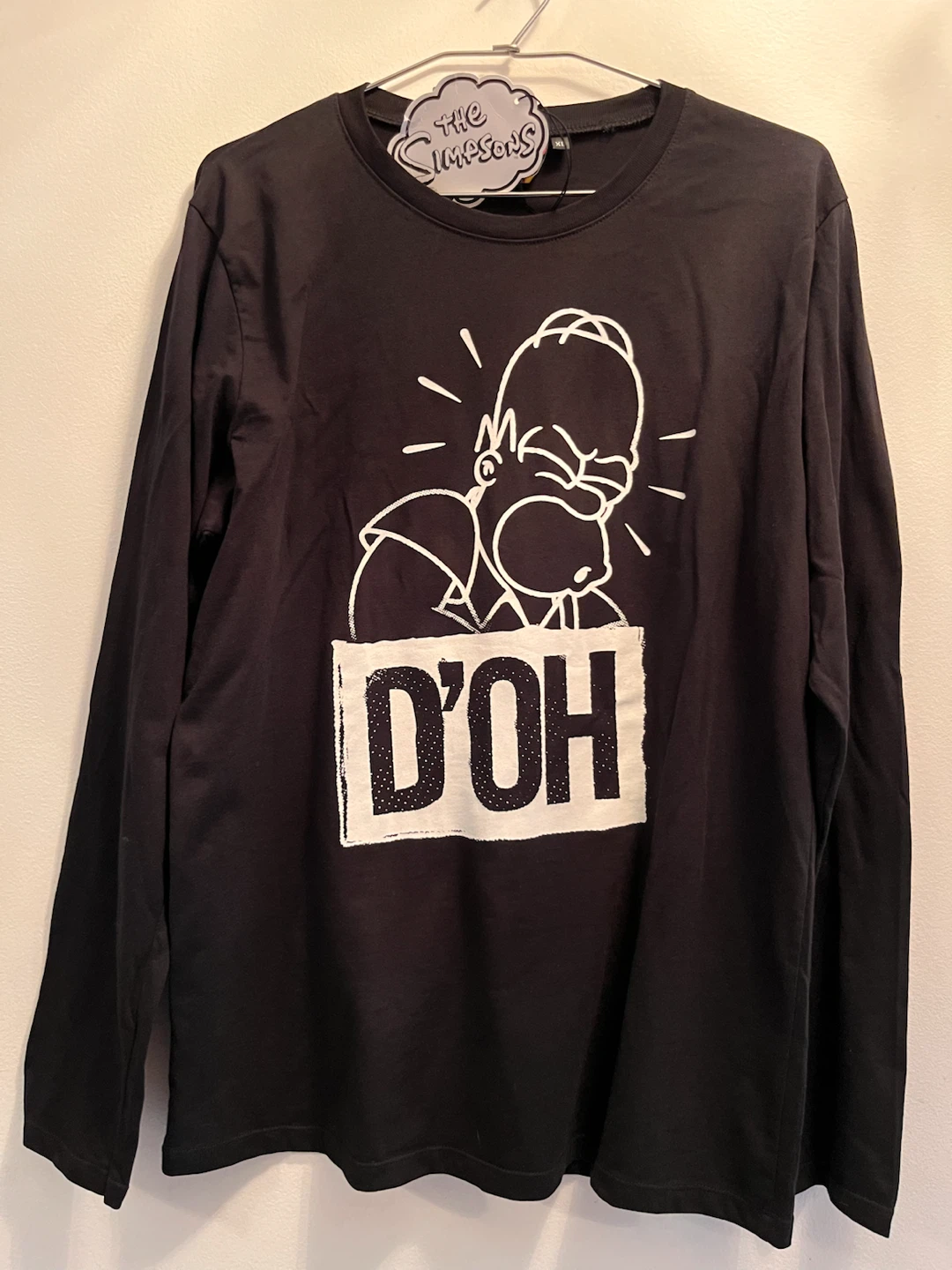 NEW The Simpsons Homer D'oh Long Sleeve T-Shirt