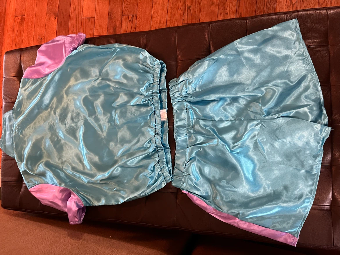 NEW Vintage Satin Tracksuit Shorts Set - photo 4