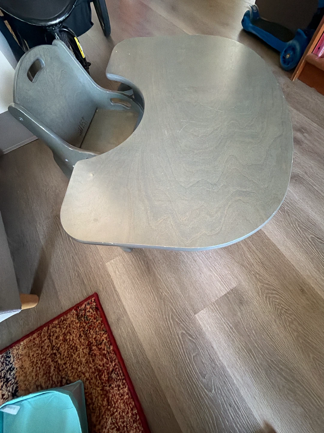 ECR4Kids Wooden Toddler Chair and Desk