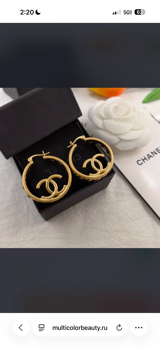 Designer Inspired Hoop Earrings - photo 5