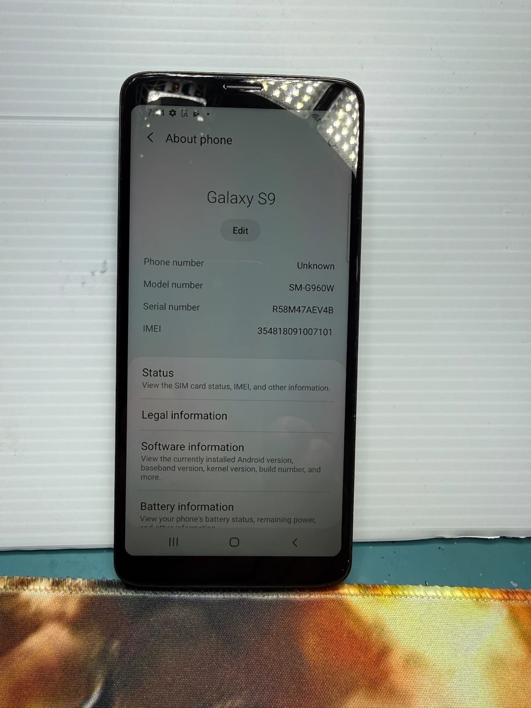 Samsung Galaxy S9 SM-G960W Black - photo 3