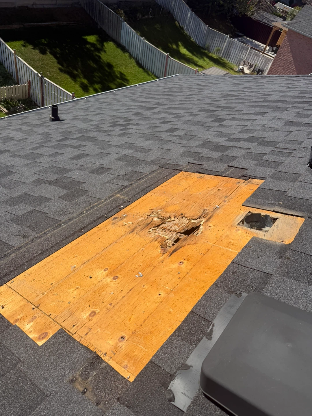 Roofing roof damage leak I fix it all contact me for more