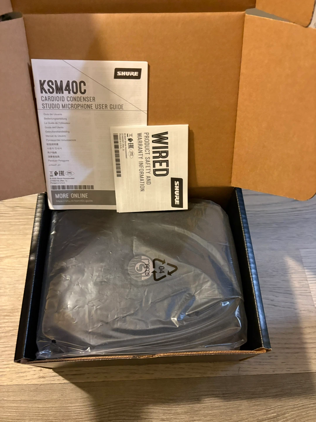 Shure KSM40C Cardioid Condenser Microphone