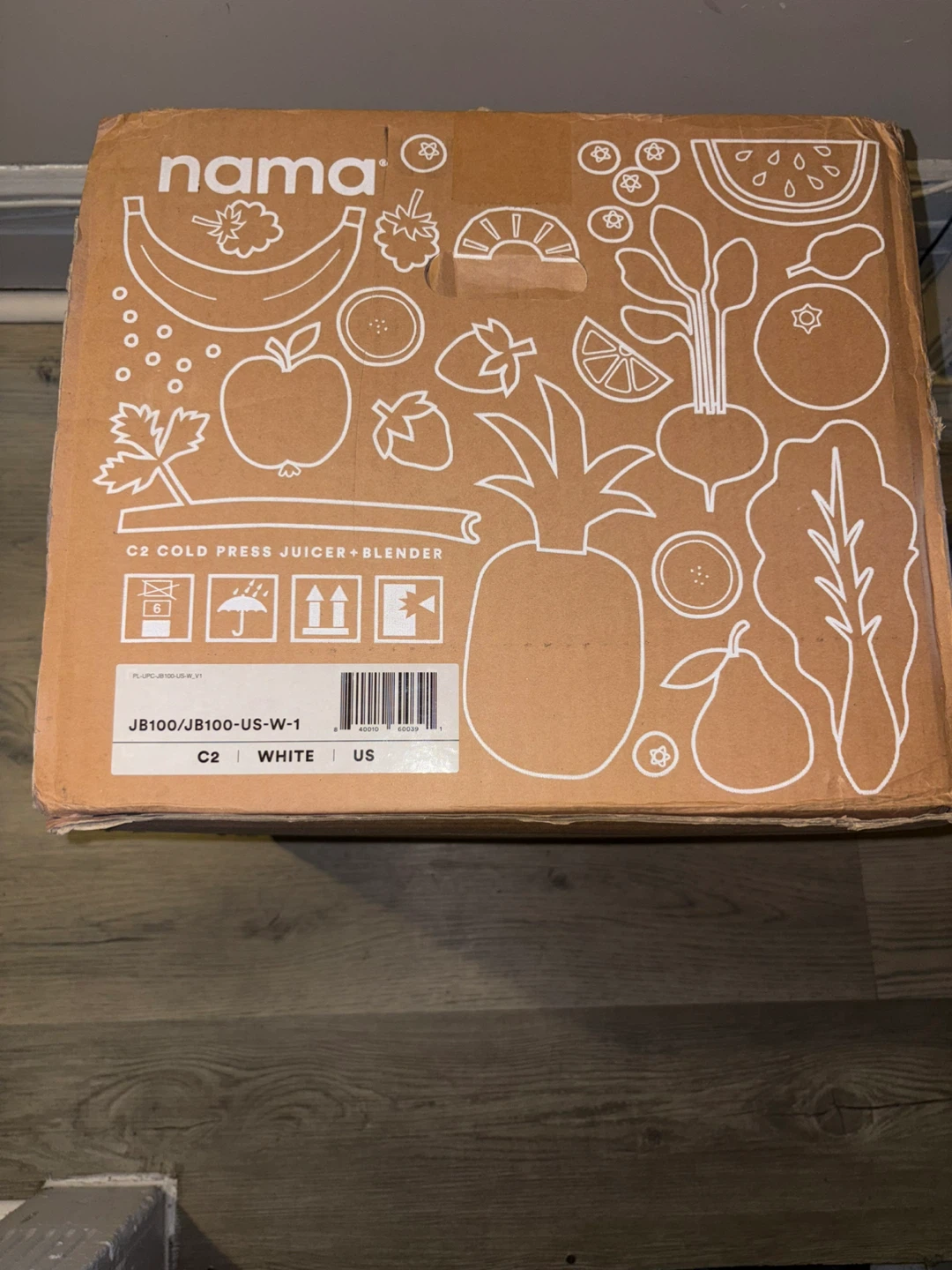 Nama C2 Cold Press Juicer and Blender - White