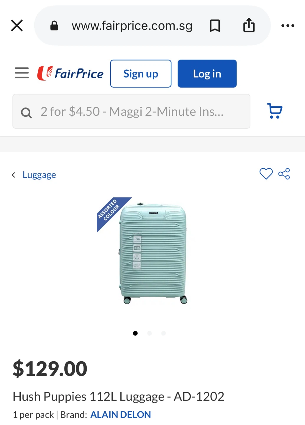 Hush Puppies Hard Shell Suitcase