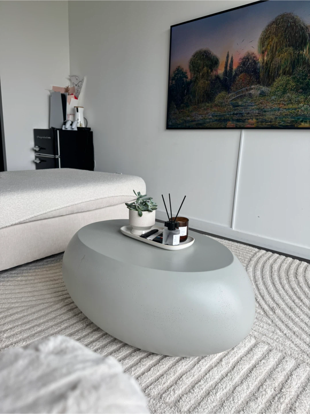 West Elm Pebble Indoor/Outdoor Oval Coffee Table
