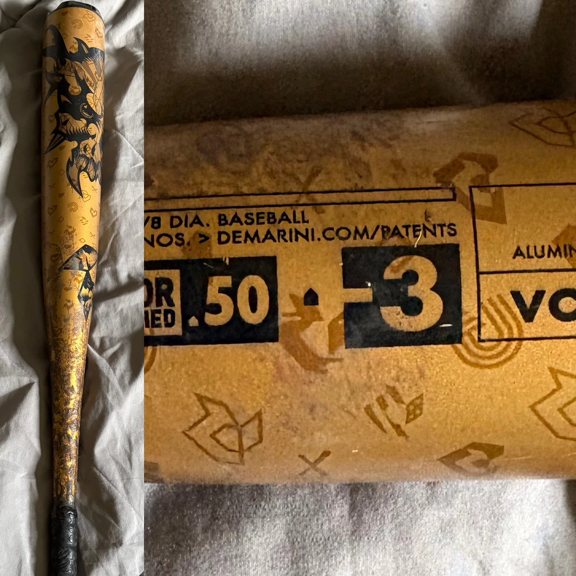 DeMarini Voodoo Baseball Bat -3 Drop