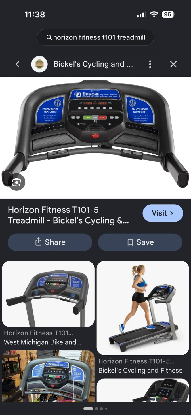 Horizon Fitness T101 Treadmill - photo 3