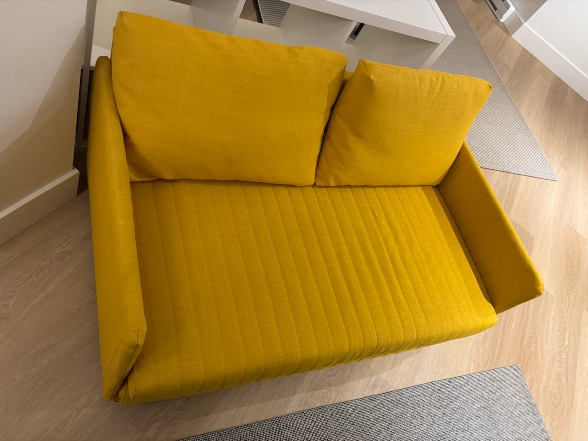 IKEA FRIDHULT Futon Sofa - Yellow - photo 2