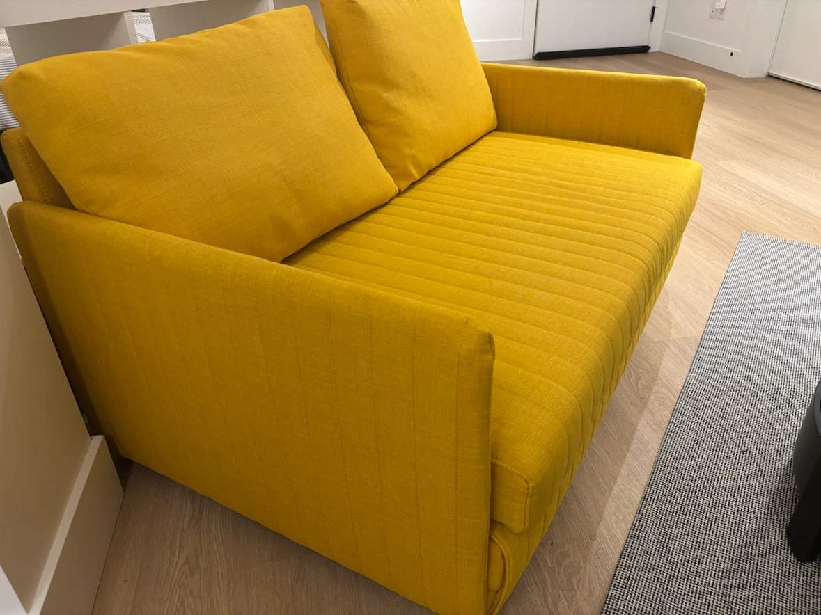 IKEA FRIDHULT Futon Sofa - Yellow - photo 3