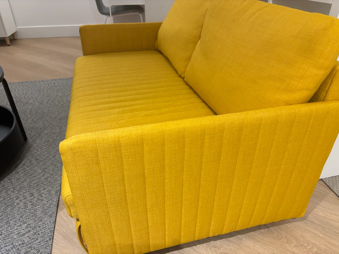 IKEA FRIDHULT Futon Sofa - Yellow - photo 4