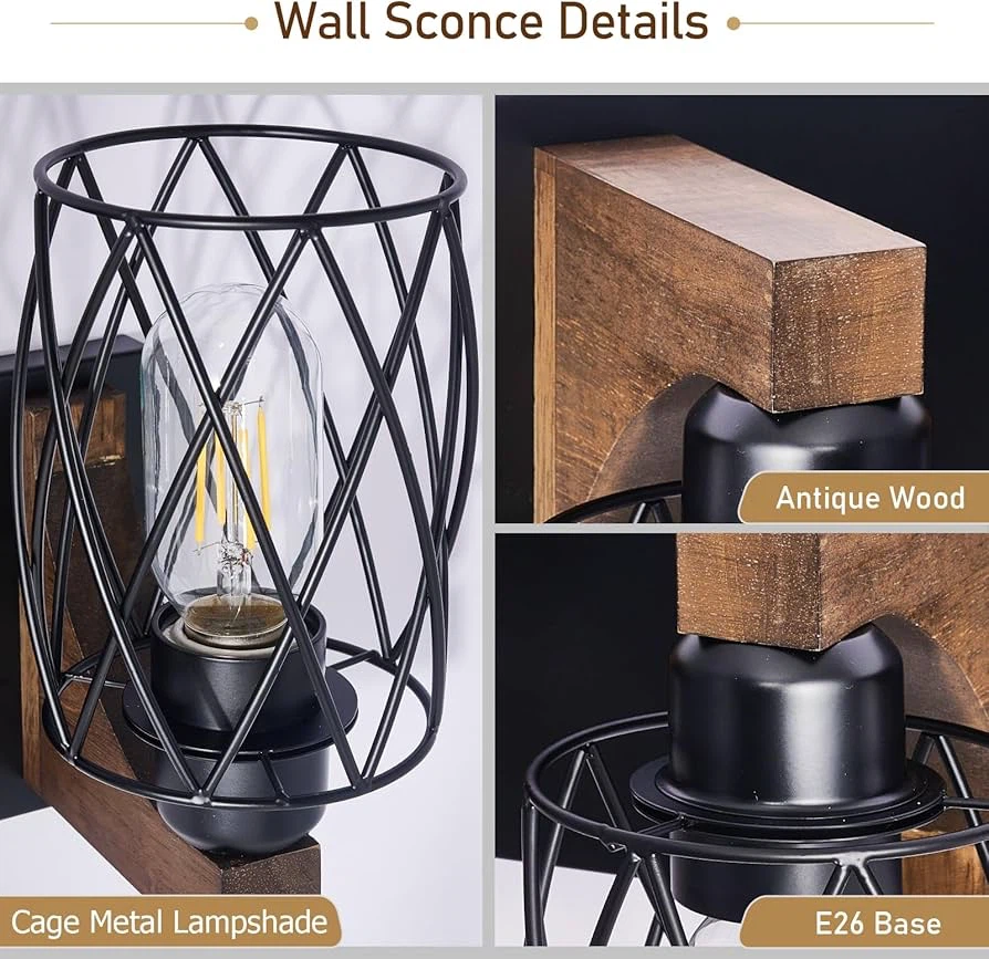 4-Light Farmhouse Bathroom Vanity Light - photo 4